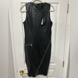Versace unique leather Dress